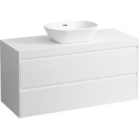 LAUFEN LANI encimera de lavabo blanco mate incl. mueble bajo, 1