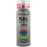 PEINTURE ACRYL RAL6004 BLEU VERT BRILLANT 400ML DUPLI COLOR
