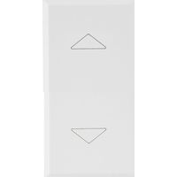 Commutatore pulsante a bascula a 3 posizioni S44 Bianco Ave Whitek 446053BS