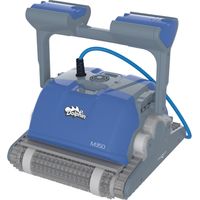 Maytronics Dolphin – Robot piscine électrique pour bassins jusqu'à 12m – Nettoyage fond, parois et ligne d'eau – Système gyroscopique – M350