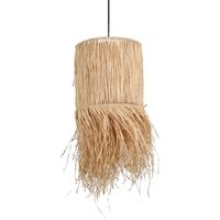 Suspension Lungo raphia franges H60