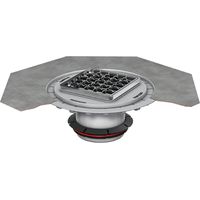 ACO Aufsatzstück AV-Selecta 150x150/L15 Kst/rutschh./Gitterrost V2A/lose eingel., 9579.60.97