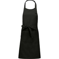 Tablier cuisine Kariban polycoton avec poche noir