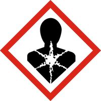 PROVOST - Pictogramme de danger SGH08 - Cancérogène / Tératogène - Vinyle adhésif 40 × 40 mm