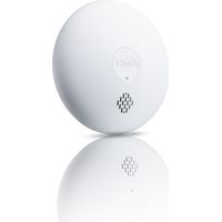 SOMFY 1870289 - Détecteur de fumée connecté, Sirène 85dB, Compatible Somfy Home Alarm, et Somfy One (+), Blanc