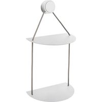 EVER Ring mensola doppia bianco opaco codice prod: EVRGMDBCB