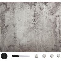 Wall Mounted Magnetic Board Glass 40x40 cm vidaXL
