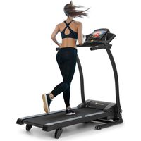 Tapis de course autolubrifiant 12 programmes – Inclinaison 0,5° à 4° – Surface de course 40 x 110 cm – Amortisseurs intégrés pour articulations – Capital Sports