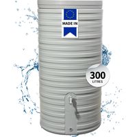 GARANTIA NORDIC réservoir d’eau de pluie 300 litres gris pierre incl. couvercle