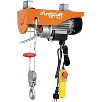 PARANCO VERRICELLO ELETTRICO SOLLEVATORE ARGANO 300/600Kg 1200W UNICRAFT