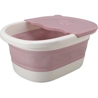 Baignoire pliable pour les pieds, seau pour enfants, baignoire en plastique rose