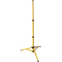 Randaco Trépied de chantier,Jaune Trépied pour projecteur LED, Projecteur de chantier à LED trépied ajustable