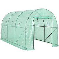 Polytunnel greenhouse 115x65ft with windows and insect screens