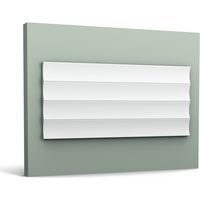 Carton complet de 7 panneaux muraux W114-2600 VALLEY - L 260 x H 25 x L1,5 cm - ORAC DECOR
