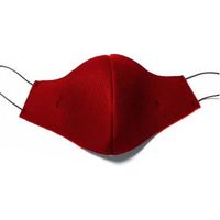 MASCARILLA REUTILIZABLE TEXTIL ROJO - JS CORP.