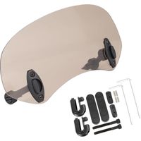 Extension universelle pour pare-brise de moto ABS réglable en hauteur pour réduire la résistance au vent et une conduite confortable