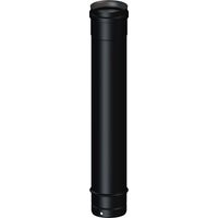 Module droit DEKO PELLESTS CLASSIC – Accessoire pour fumisterie – Ø100 mm – Vitrifié pour haute température – Joint d'étanchéité inclus – Dinak