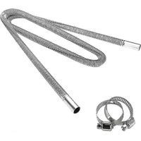 Tuyau d'évacuation de chauffage, tuyau d'évacuation de chauffage automobile de 200 cm, tuyau d'évacuation de gaz diesel flexible de 25 mm