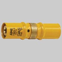 RACCORDO A PRESSARE DIRITTO DOPPIO PER GAS - 26 x 26