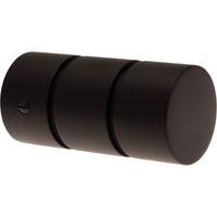 Cromo 28 Metallo Ø28 2 Supporti Aperti Regolabili 9,5-14 cm Grafite