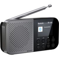 SHARP Digitalradio-tragbar DR-P520, schwarz, DAB+, Bluetooth, USB-C
