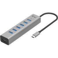 i-tec C31HUBMETAL703 Schnittstellen-Hub USB 3.2 Gen 1 (3.1 Gen 1) Type-C 5000 Mbit/s Grau