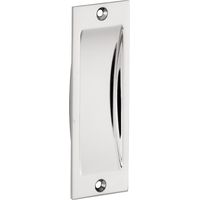 Poignée de porte encastrée W0200.4520.90 Modèle Élégant Laiton Brillant