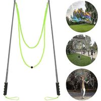Giant Bubble Wand Stainless Steel Telescopic Design Bubble Blower Wands Outdoor Giant Bubble Maker Toys