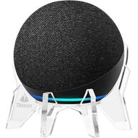 Pour Amazon Echo Dot 4 / Echo Dot 5, accessoire de support de bureau, aucune vis requise, support d'accessoire de haut-parleur (Transparent)