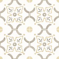Carrelage effet Carreau ciment Sorella Jaune 22,3x22,3x0,9 cm Levior - Sol et mur intérieur (vendu par carton de 0,65 m²) - RO'MA CARRELAGE