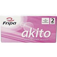 Fripa Chiffon cosmétique akito 6011107 21x20cm 2 plis blanc 100 pcs/paquet