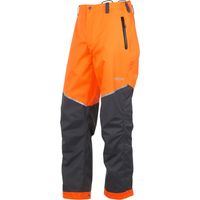KOX Regenhose wasserdicht / Outdoorhose Aquatex 2.0 Orange/Grau Größe 58/60