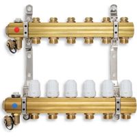 Novaservis Installation - Verteiler mit Steuerung, thermostatischen und mechanischen Ventilen, 3 Kreisläufe RZ03S