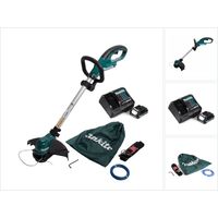 Makita UR 100 DSA1 Akku Rasentrimmer 10,8V + 1x Akku 2,0Ah + Lader + 1x Fadenkopf und Zubehör