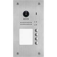 Interphone vidéo VT200 encastré, 4x sonnettes, inox lxhxp: 120x220x2 mm KB