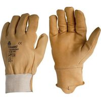 Gants poignets tricot oléohydrofuge en cuir 1549 EPA DKP sachet de 10 paires taille 10 - GUYARD