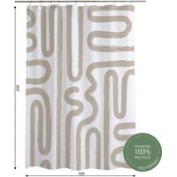 Tenda da doccia Hanae 180 x 200 cm AZAO