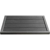 Home Deluxe - Panel de suelo WPC GAIA - 105 x 63 mm antracita