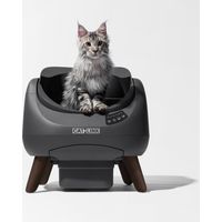 Litière autonettoyante Catlink Open-X pour chats – Grande ouverture 45 cm – Système de nettoyage automatique – Capacité 12 litres