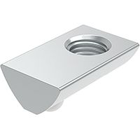 Fath Nutensteine M5 einschwenkbar passend zu Item Profil 40x40 Nut 8 - Nutenstein mit Federkugel, Stahl verzinkt - 10 Stück