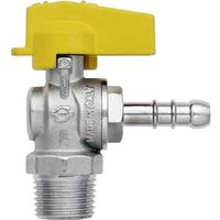 WINKELHAHN FÜR GAS MÄNNLICH/ROHR 1/2 x Ø 14 mm