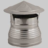 CAPPELLO CINESE DOPPIA PARETE DIAMETRO ESTERNO FEMMINA Int. Ø 100 Est. Ø 150 MADE IN ITALY