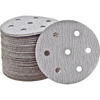 MioTools Shark Disques abrasifs auto-agrippants, 90 mm, 7 trous, p. Ponceuses excentriques, Corindon normal (Lot de 50) G100