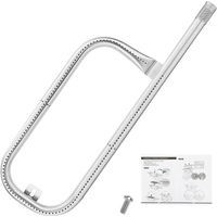 43 cm Brennerrohr-Zubehör für Weber Q100 Serie Q100 Q120 Q1000 Q1200, Weber BBQ Ersatzteil 41657, Edelstahlrohrbrenner 304, Teilenummer 69957, 1 Stück