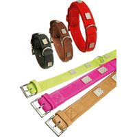 Karlie BUFFALO Spirit Hundehalsband - Rot 24mm 30cm, XS