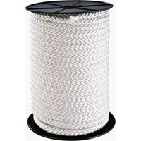 Corderies Tournonaises – Tresse polypropylène 50m Ø 8mm – Résistance 0,90 tonne – Applications terrestres et maritimes – Corde tressée 8 fuseaux