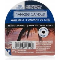 Bougie Yankee Candle à la cire de noix de coco noire 22 g