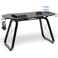 Bureau gaming noir 146x65x89