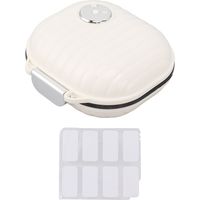 Semainier de médicaments 7 compartiments, boîte à pilules étanche portable, petite boîte quotidienne pour huiles de poisson et compléments