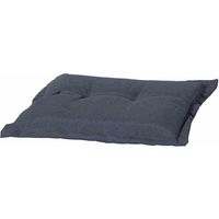 Panama grau, Auflage zu Hocker 50% Baumwolle / 45% Polyester